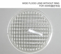 WIDE FLOOD LENS WITHOUT RING FOR 400W(좁은격자)