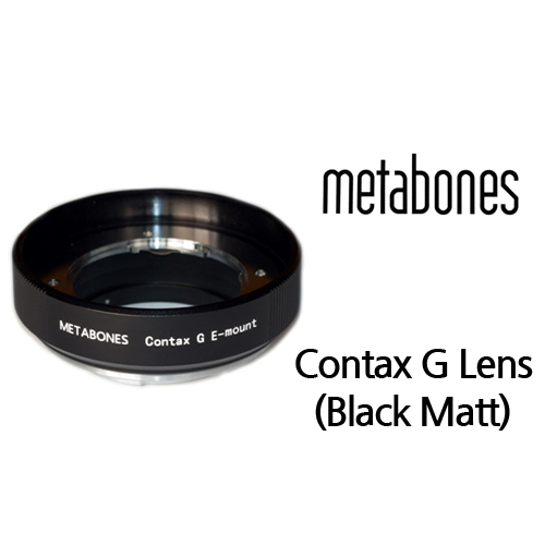 그린촬영시스템,Metabones Contax G to E-mount/NEX (Black Matt)