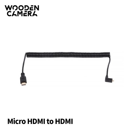 그린촬영시스템,WC Coiled Right Angle Micro HDMI to Full HDMI (20")