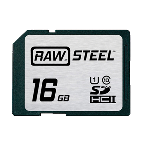 그린촬영시스템,RAW STEEL SDHC 16GB CLASS 10