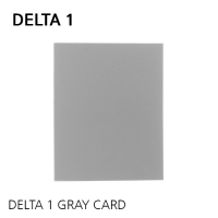 Delta 1 Gray Card 8x10